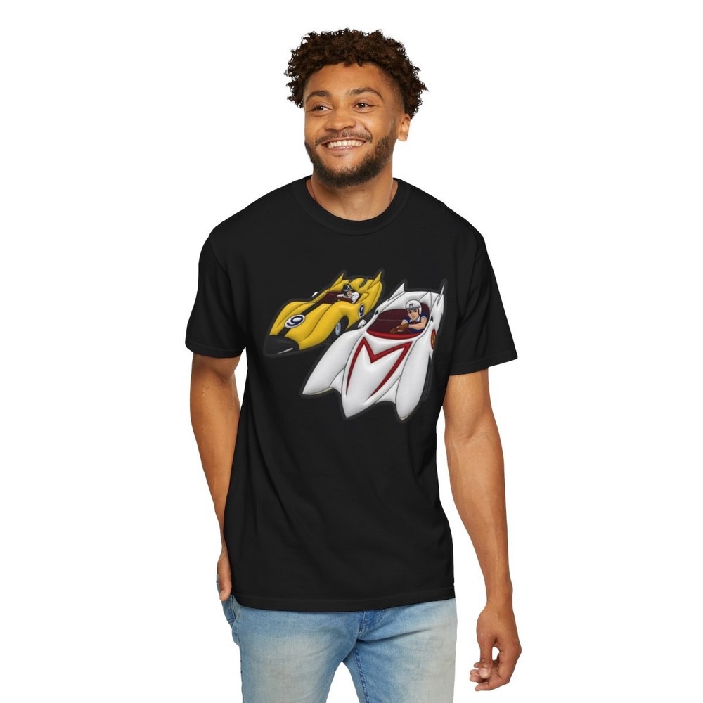 Speed and Racer X Puff Look Race Car T-Shirt