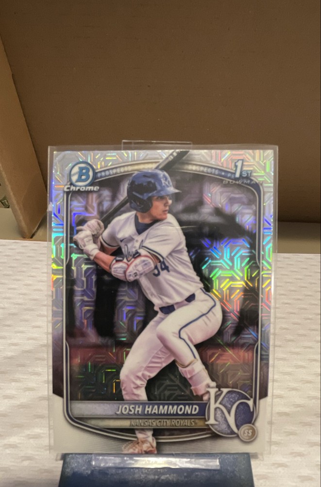 2025 Bowman Draft - Chrome Josh Hammond #BDC-185 Mojo Refractor (RC)