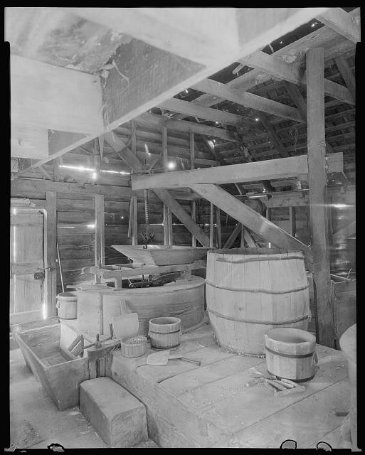 Photo:Accomack County Virginia Drummond Mill 1930s Interior Mill Equipment