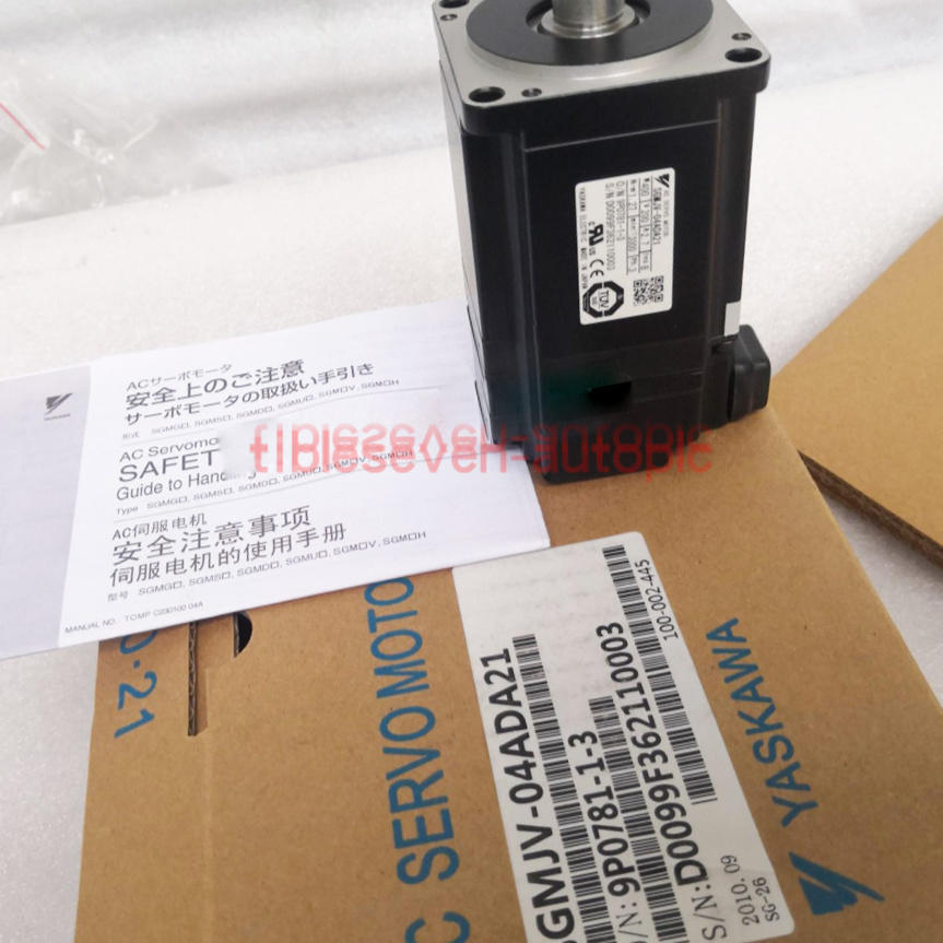 one Yaskawa SGMJV-04ADA21 Servo Motor New