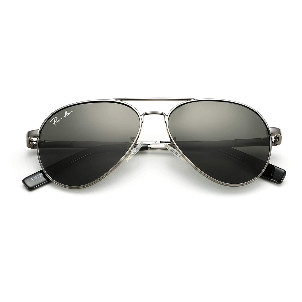 Polarized Aviator Sunglasses for Men and Women 100% UV Protection, 58mm (Gunm...