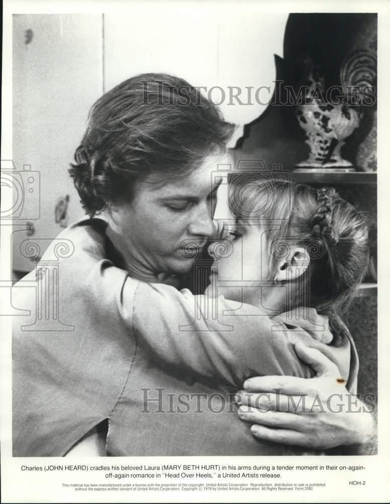 1979 Press Photo John Heard & Mary Beth Hurt in a scene from 