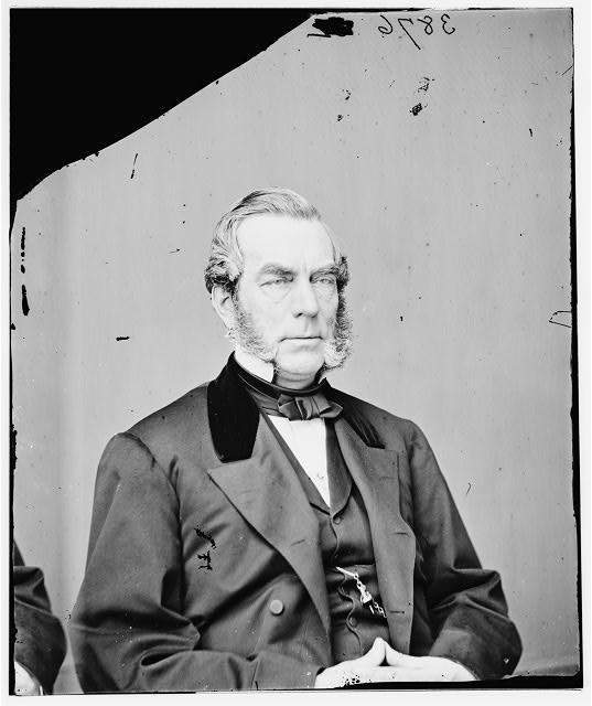 Photo:Edwin D Morgan 1860s Portrait Photograph Print