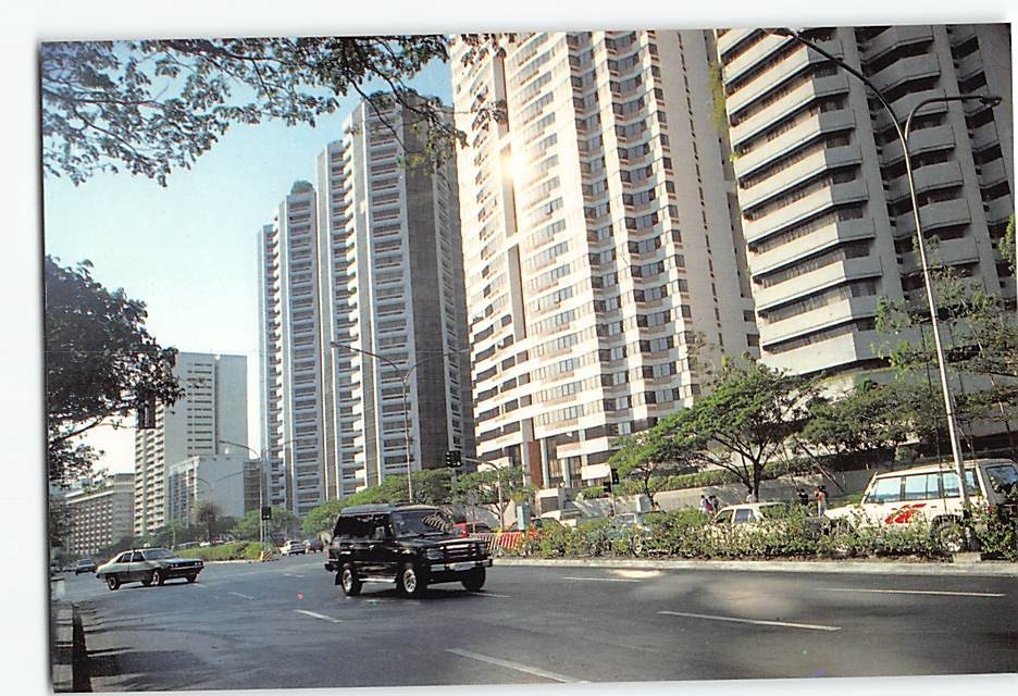 Postcard Skyscrapers of Ayala Avenue Makati Philippines