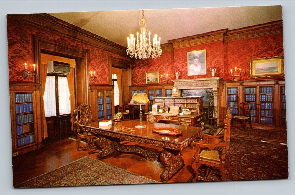 Vintage International Eastern Star Temple Library Postcard Washington DC