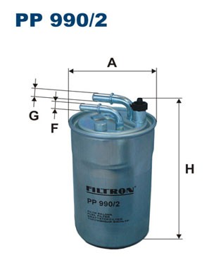 PP 990/2 FILTRON fuel filter for Opel, Vauxhall