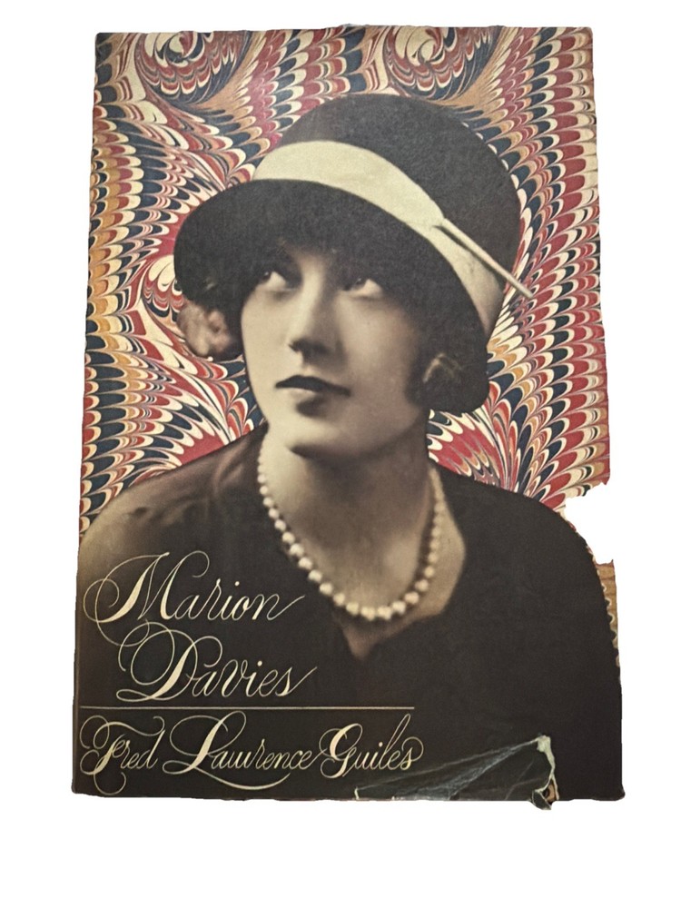 MARION DAVIES by Fred Lawrence Guiles Silent Film Star Hearst Chaplin 1972 HC DJ