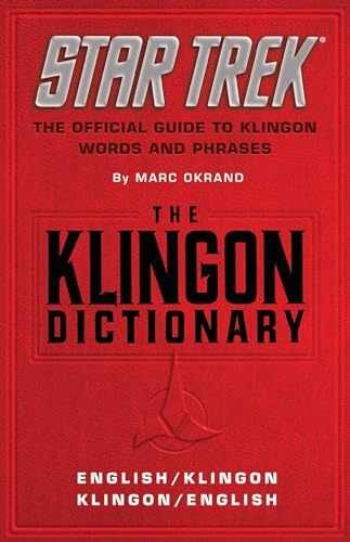 The Klingon Dictionary (Star Trek) - Paperback, by Okrand Marc - Acceptable n