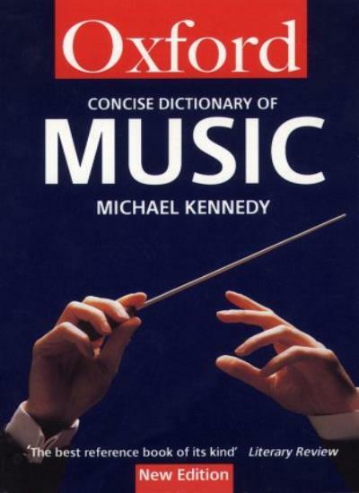 The Concise Oxford Dictionary of Music (Oxford Paperback Refere