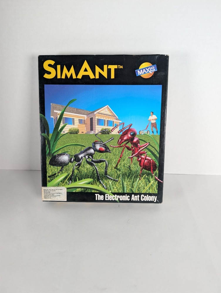 SimAnt PC DOS Game in Big Box, 1991 3.5