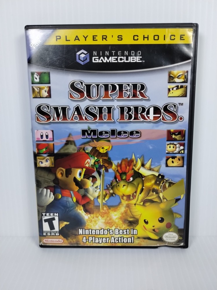 Super Smash Bros Melee (Nintendo GameCube) CIB - Tested - Free Shipping