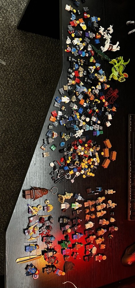 Lego Mini Figure Lot: Star Wars, Marvel, Ninja Go, City + More