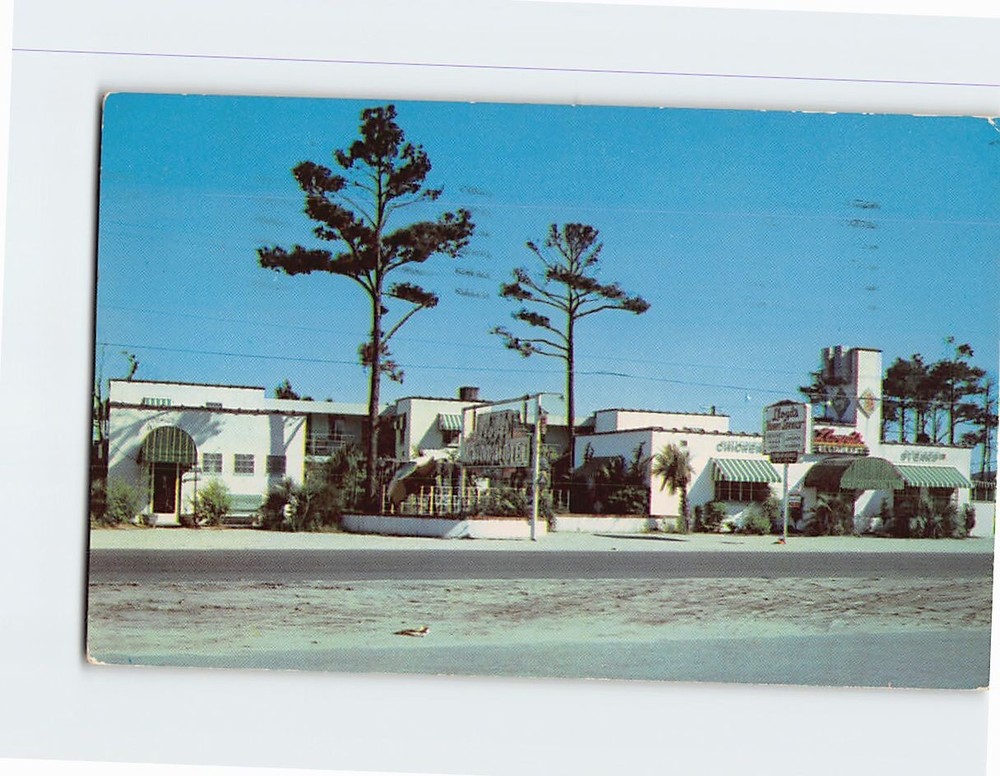 Postcard Lloyd's Motor Hotel & Lloyd's Restaurant Myrtle South Carolina USA