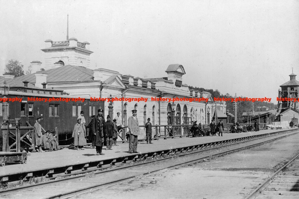 F021315 Irkutsk station Russia Trans Siberian Railway 1904