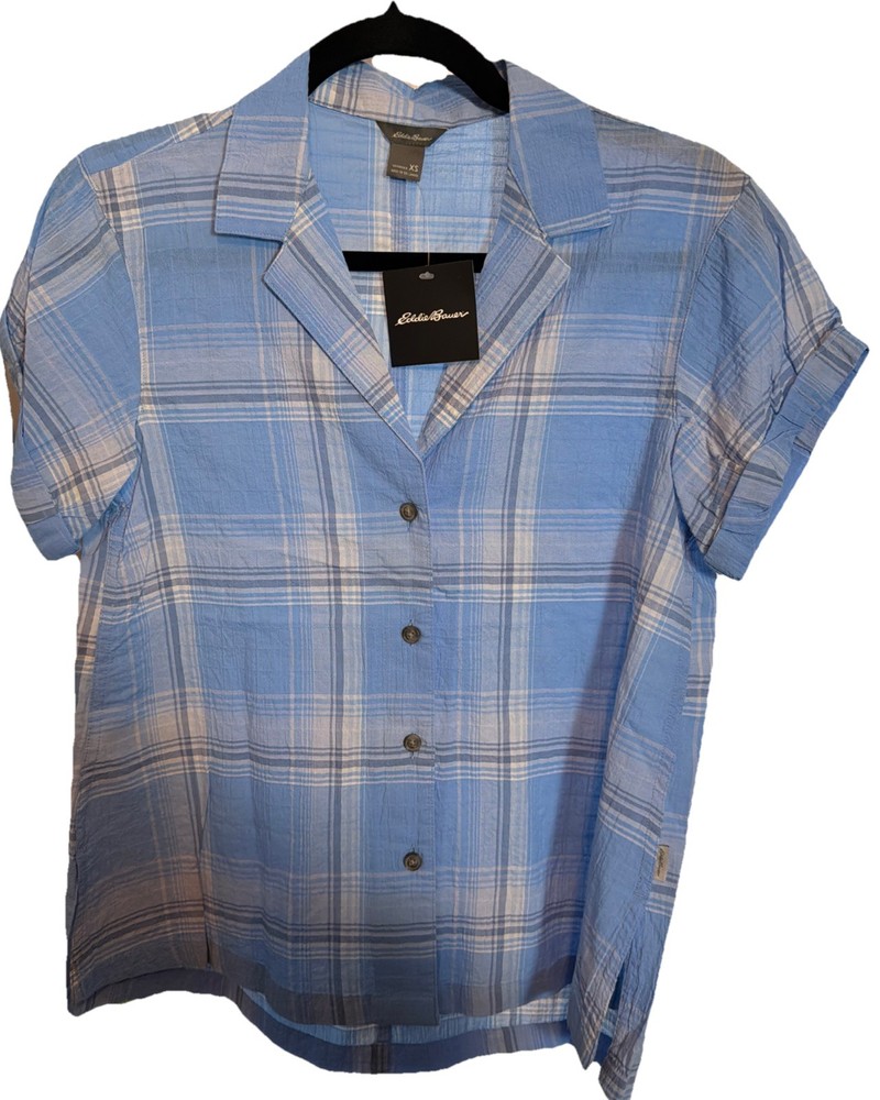 Eddie Bauer Women's Packable Camp Cornflower Blue Size X Small