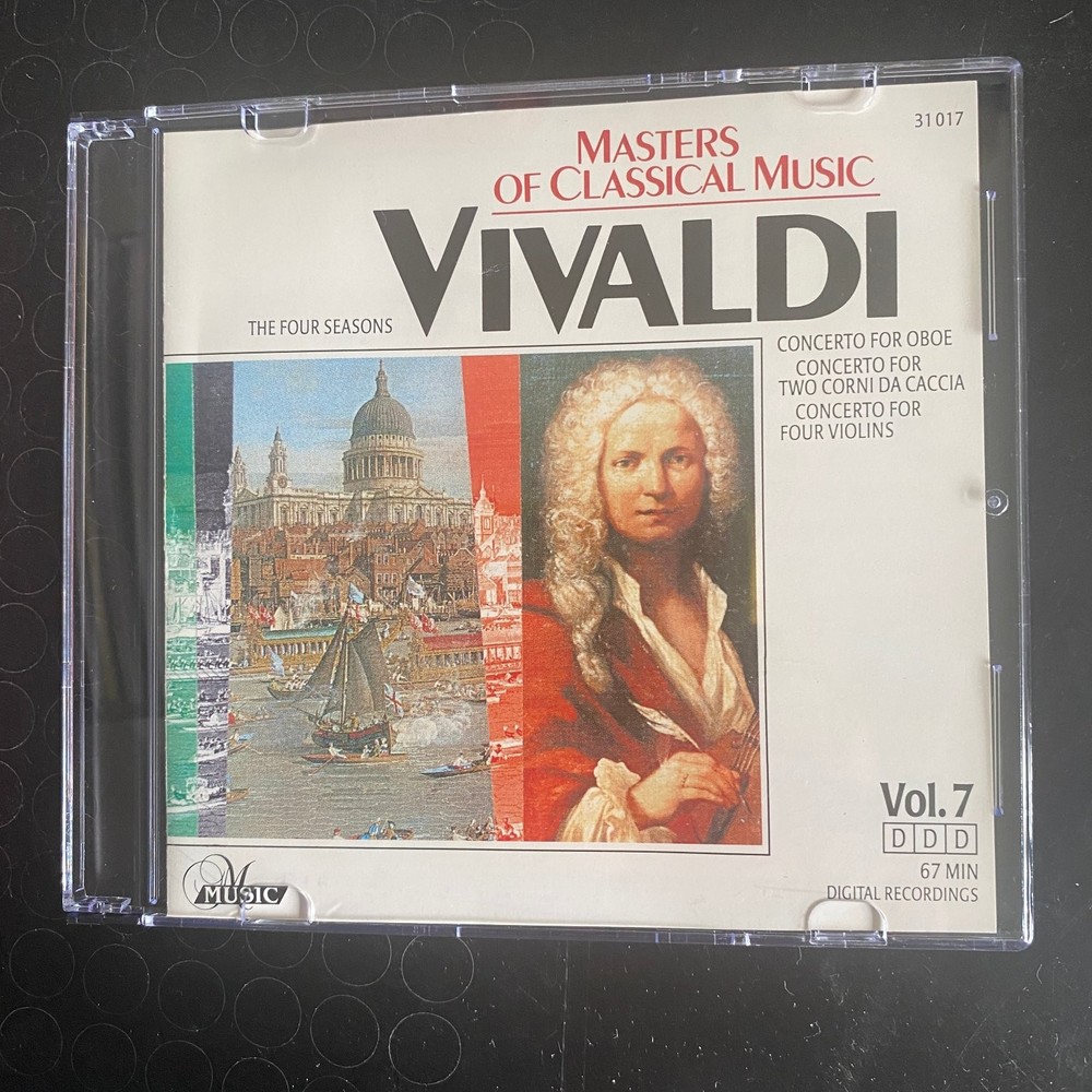 Vivaldi – The Four Seasons Masters of Classical Music Vol. 7 CD Baroque W Music