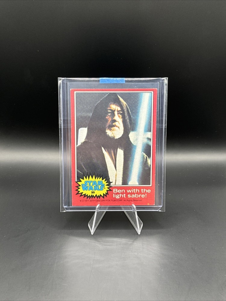 1977 Topps Star Wars #99 Ben with the light sabre!