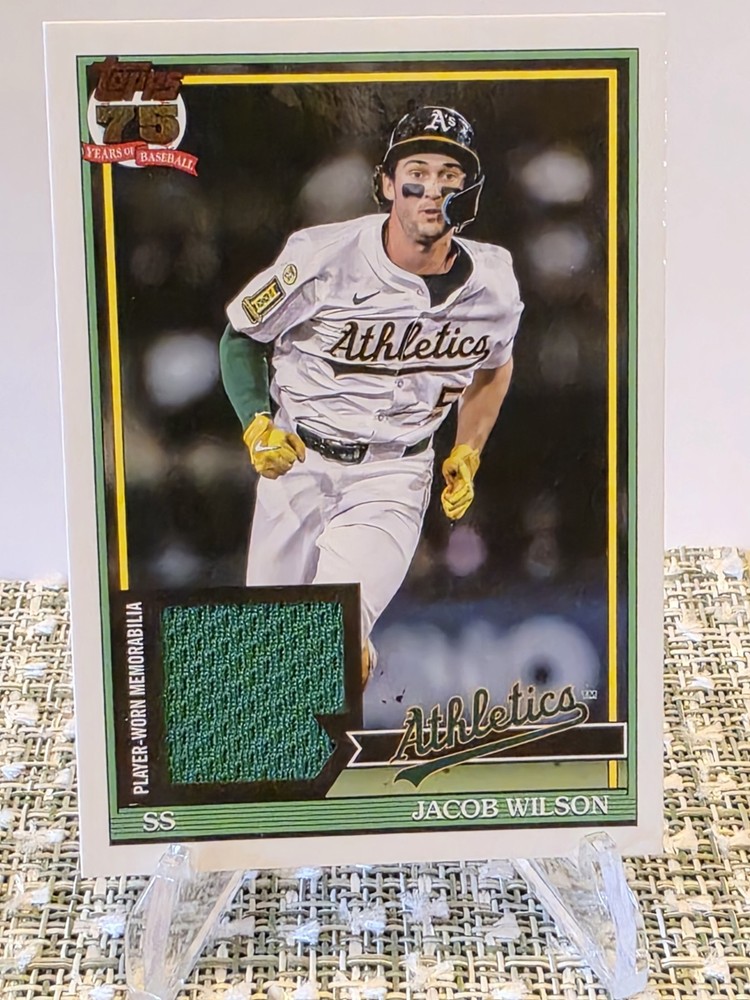 2026 Topps Series 1 1991 Relic Jacob Wilson Athletics