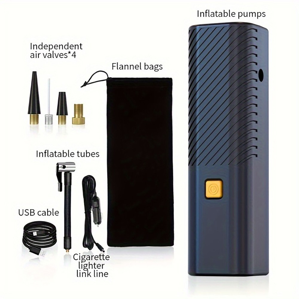 Tire Inflator Portable Air Compressor, 150PSI Cordless Air Pump for Car Tires