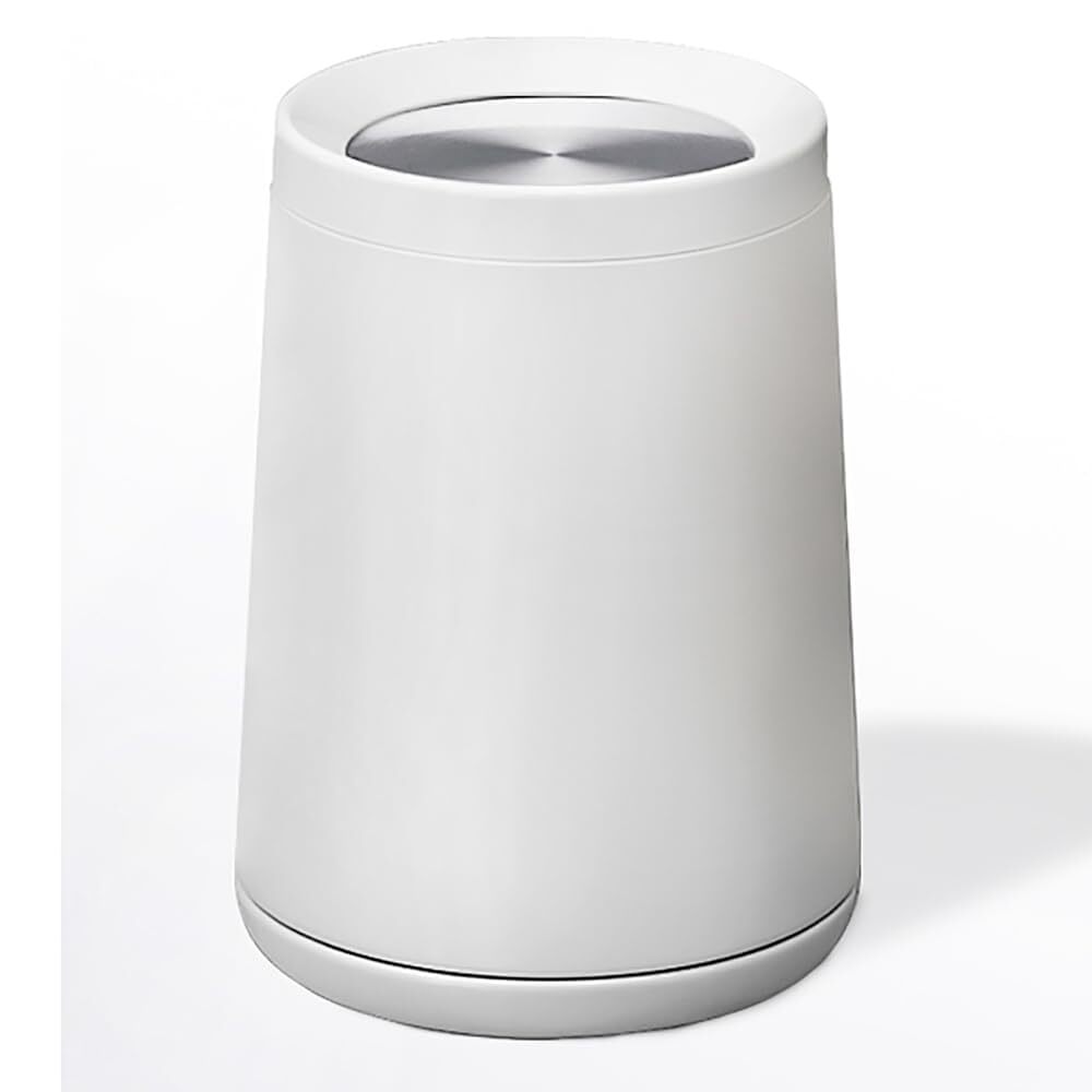 Metal Garbage Can with Flipping Lid 10 L/2.6Gallen for ... Swing Lid Trash Can