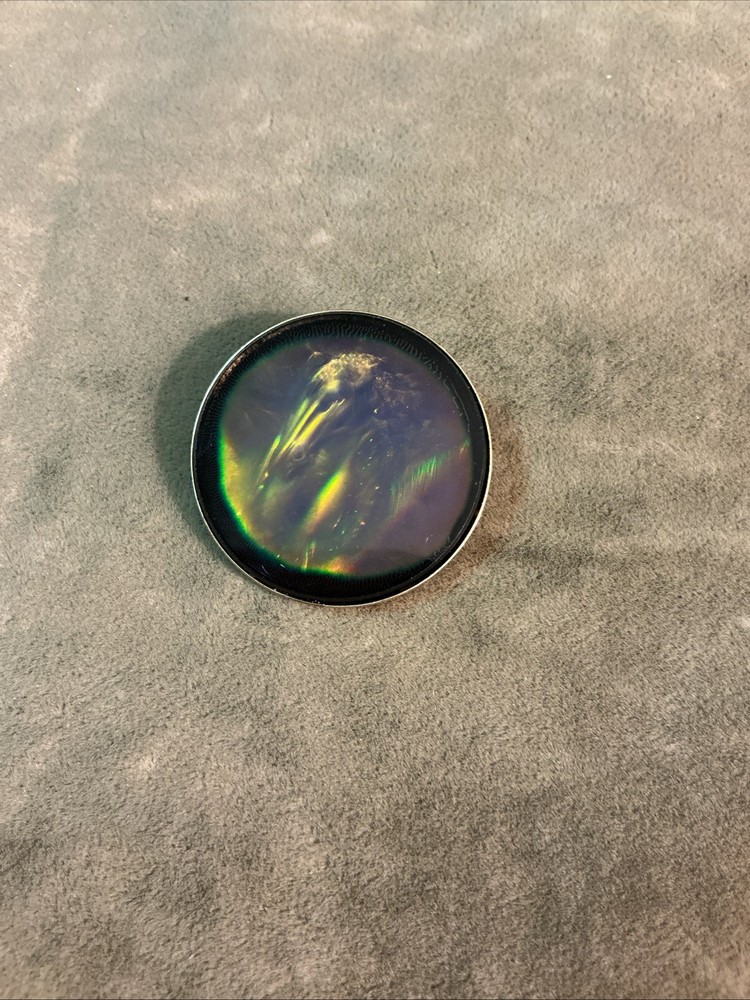 Rare 1980s Edmund scientific catalog item 3-D Horse Image Hologram Pin; Brooch