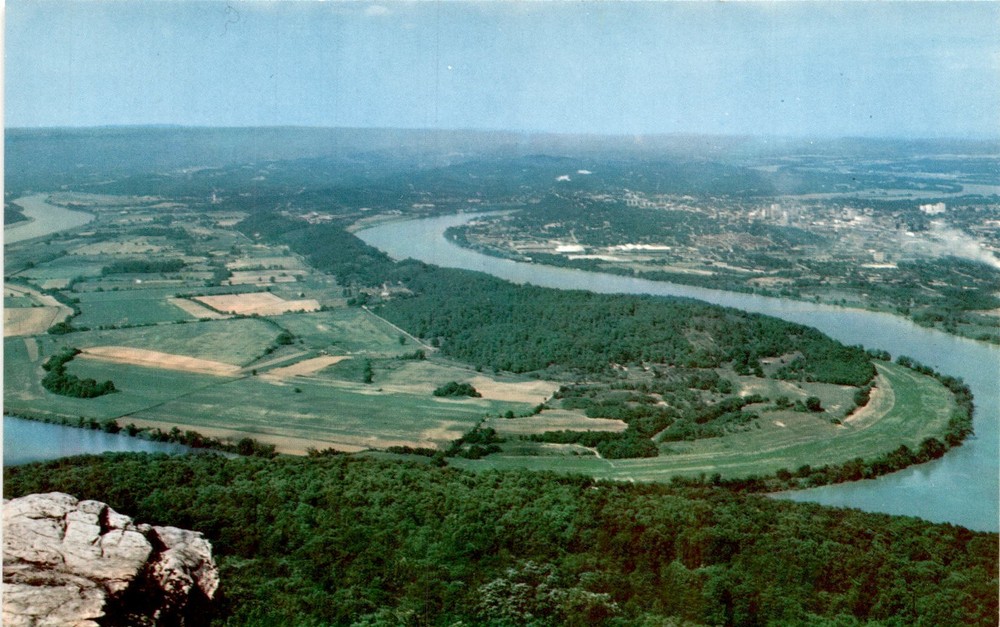 Tennessee River, Lookout Mountain, War Between the States, Battle Postcard