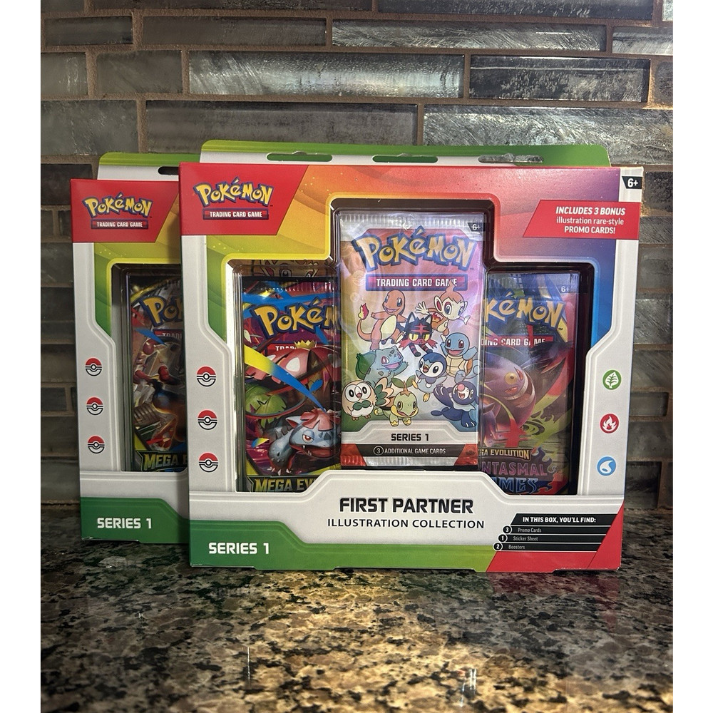 Pokémon TCG First Partner Series 1 Factory Sealed- Lot of 2x