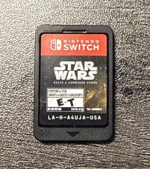 Nintendo Switch Star Wars Racer Commando Combo Cartridge Game Only Tested
