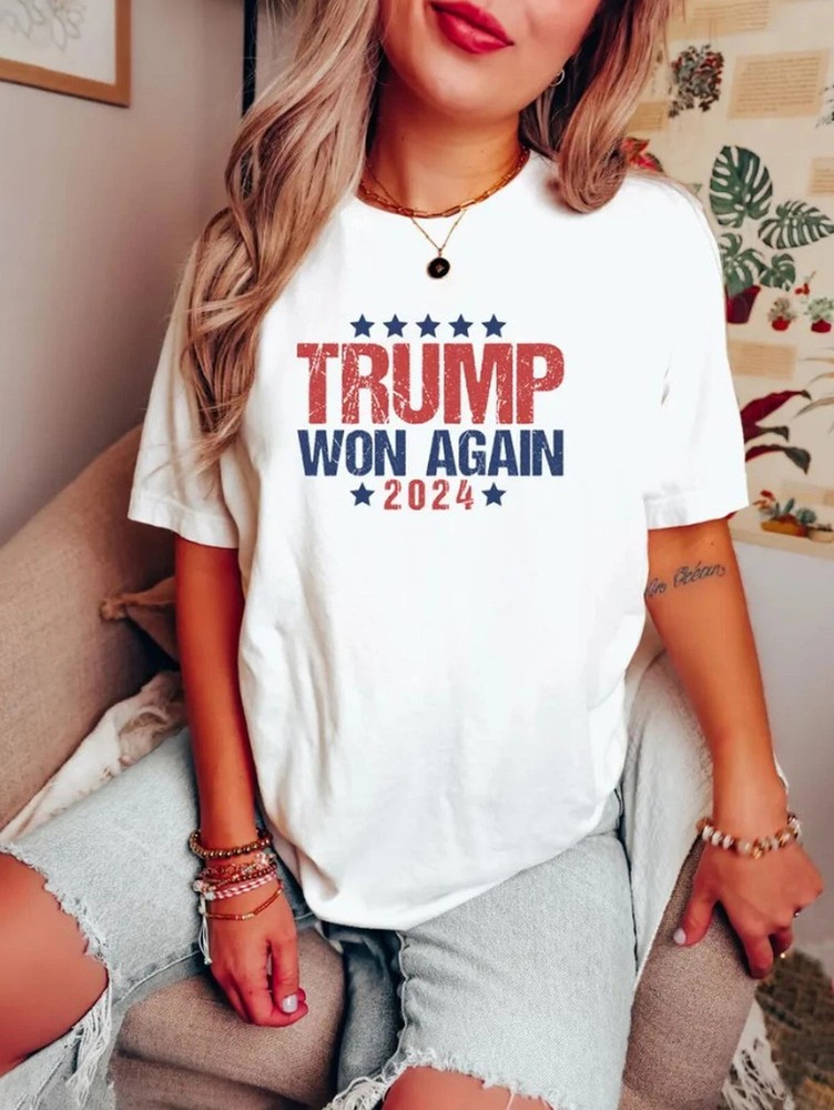 Trump Won Again Shirt, Trump Vance 2024 Shirt, Trump 47th President Sweatshirt