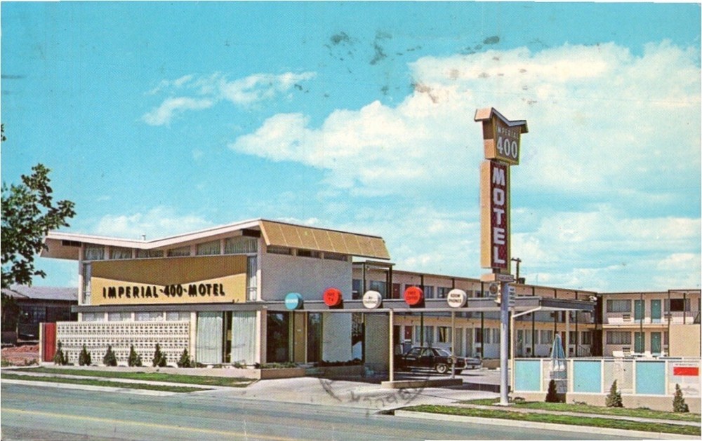 Imperial 400 Motel Lubbock, TX postcard