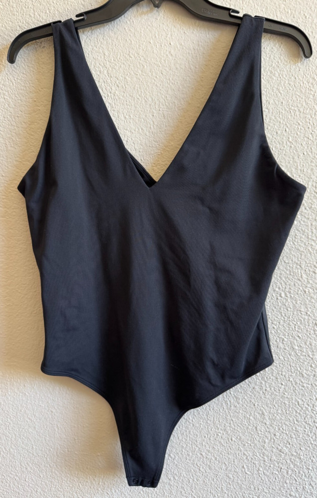 Babaton Black Tank Body Suit Women's Sz XL Shapewear 01011520