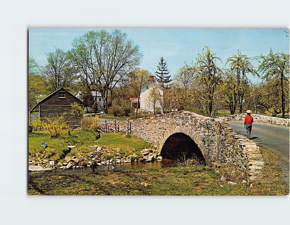 Postcard Village of Mountainville Hunterdon County New Jersey USA