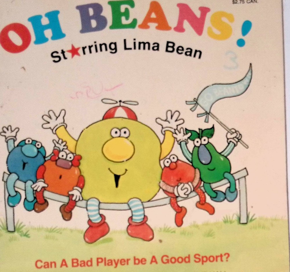 Oh Beans! Starring Lima Bean Ellen Weiss 1989 Troll Associa Vintage Childrens PB