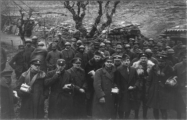 Italian Front, Piave, American Red Cross Ambulance Men, Soldiers, 1918, World