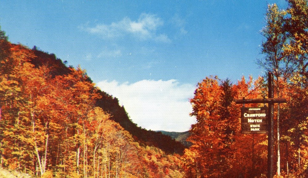 Entrance to Crawford Notch, White Mountains, New Hampshire, UNP, VG --POSTCARD