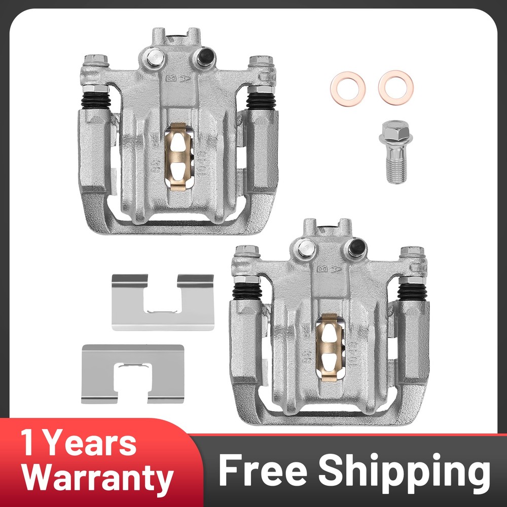 2X Rear Brake Caliper Set Fits 10-11 Accord Crosstour 07-11 CR-V 07-12 RDX 2.4L