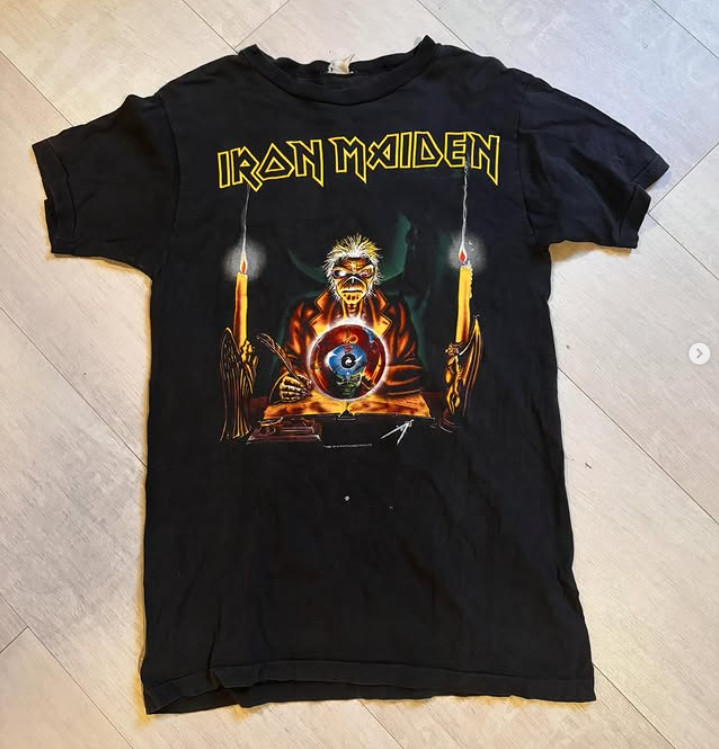 1988 IRON MAIDEN SEVENTH SON OF A SEVENTH SON TOUR Vintage T-shirt Reprint
