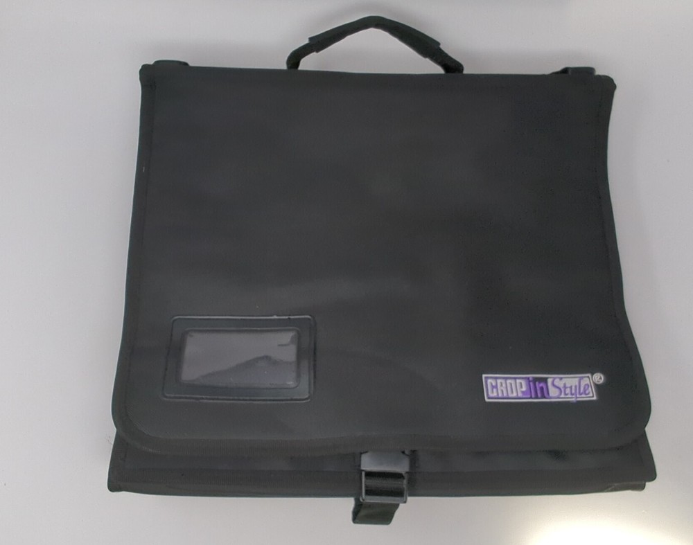 Crop In Style Scrapbooking Paper And Tool Organizer Tote - Pre-Owned