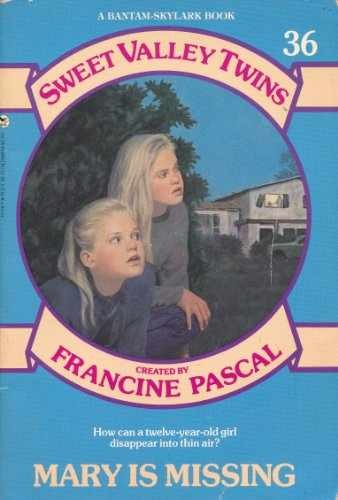 Mary is Missing (Sweet Valley - Paperback, by Pascal Francine - Acceptable n