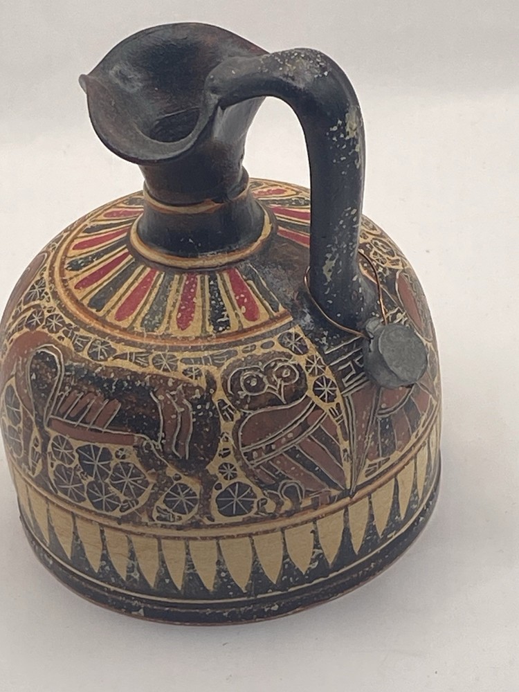 Handmade Greek Museum Copy Corinthian Oinochoe
