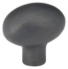 Emtek 86217 1-3/4 Inch Sandcast Bronze Oval Cabinet Knob