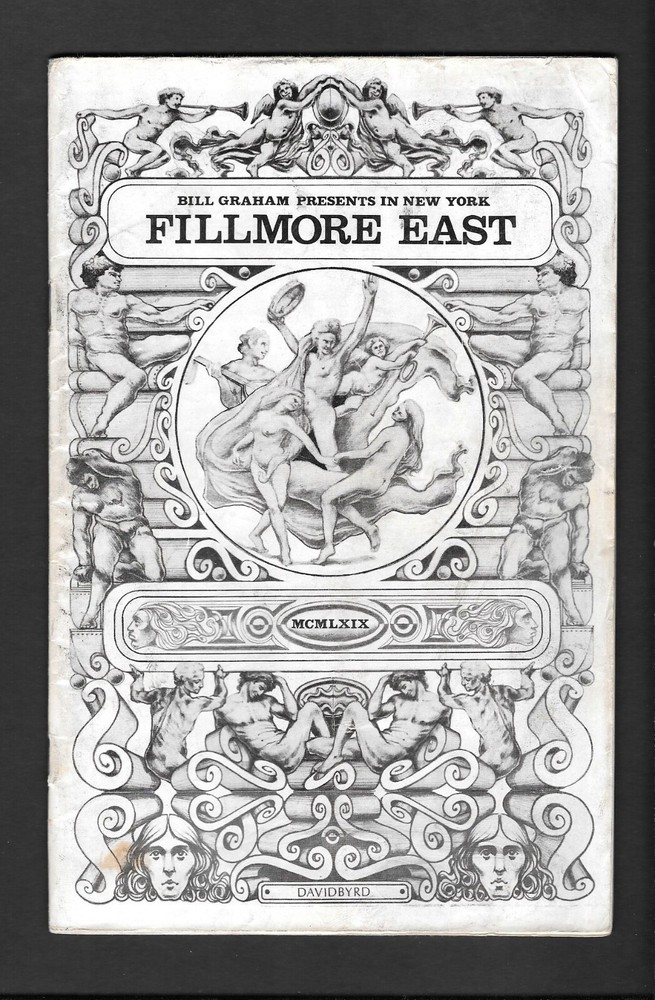 LED ZEPPELIN Woody Herman  Original  Concert Program 1969 Fillmore East NY