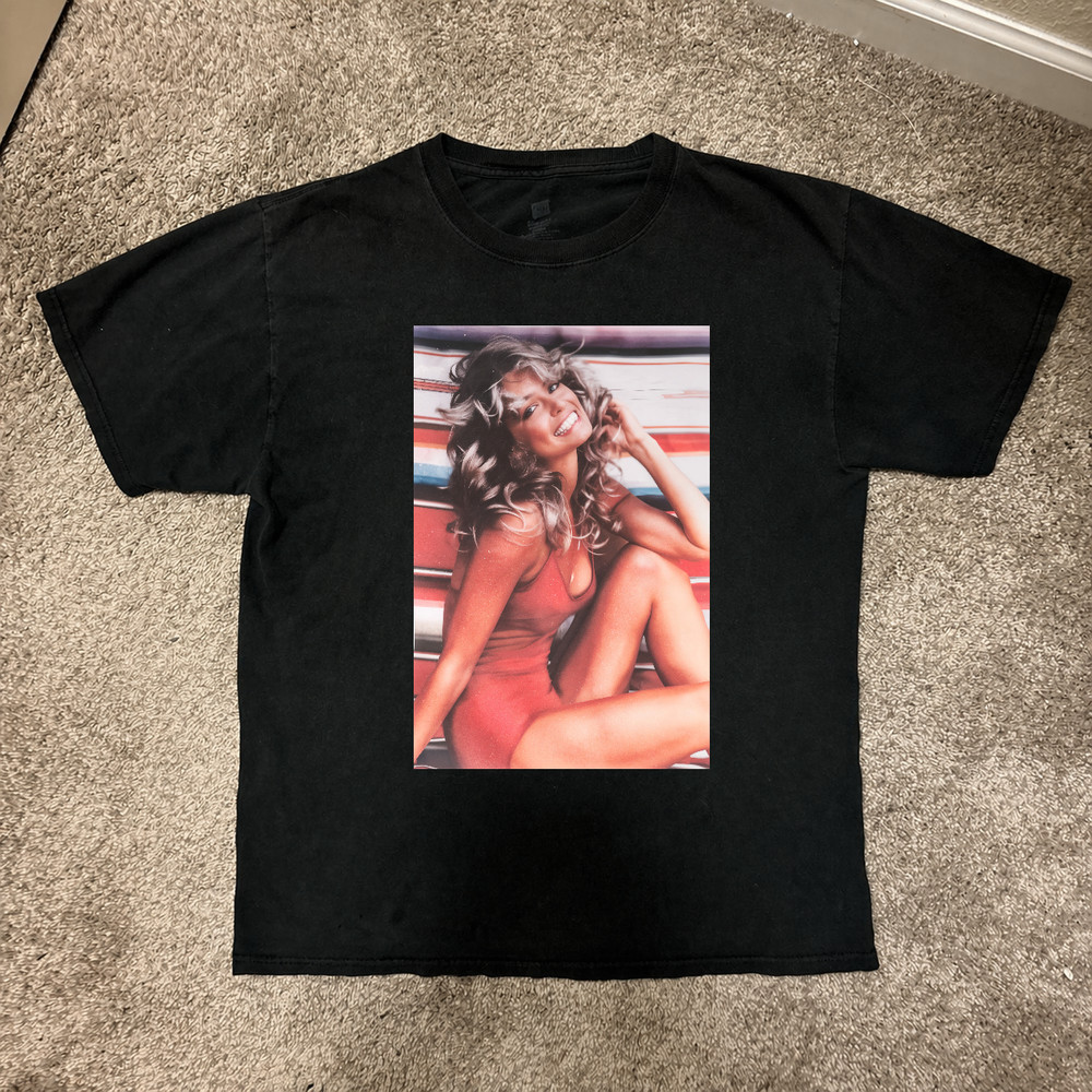 Rare Farrah Fawcett Graphic T-Shirt Unisex All Sizes S-5XL