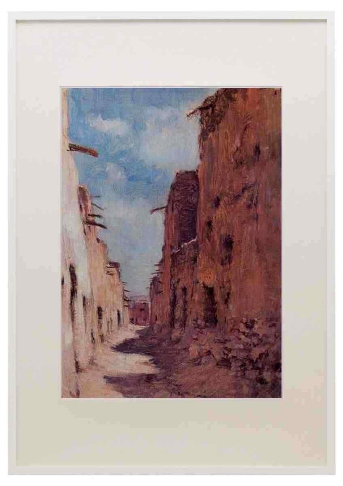Etienne Dinet A Street In Laghouat A3 A4 Framed Print Picture