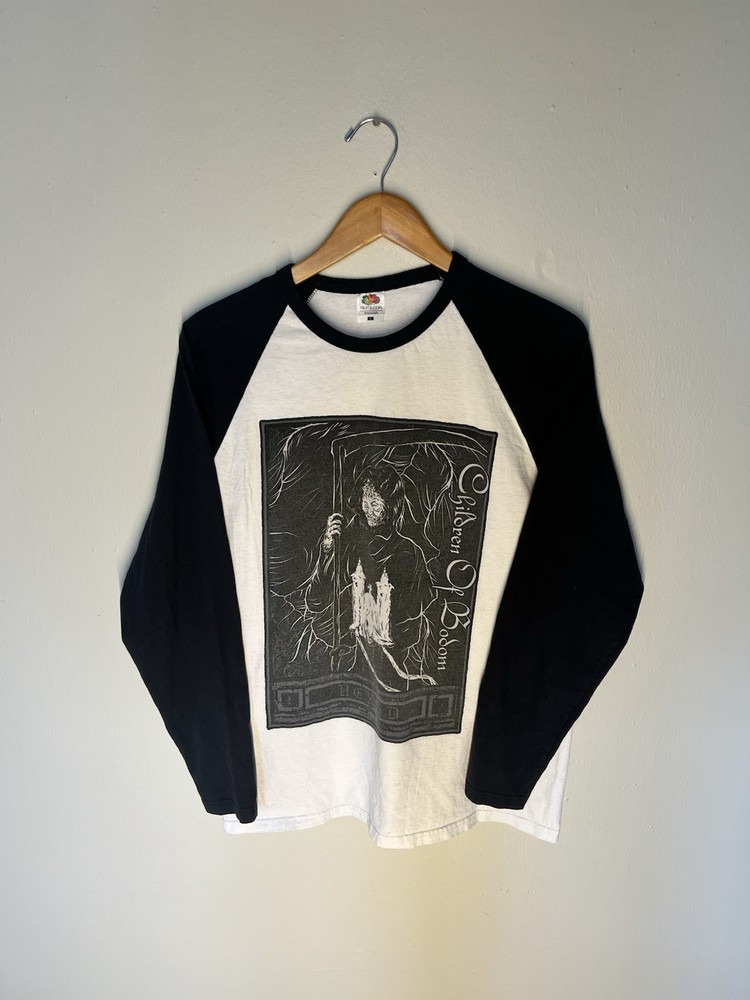 Children of Bodom Vintage Long Sleeve Band Raglan T-Shirt L Band Concert Merch