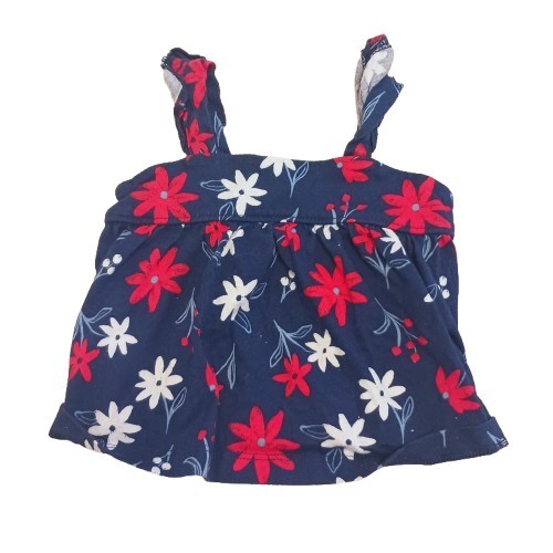 Just One You Made by Carter's Girls Blue Sleeveless Blouse 6 Months
