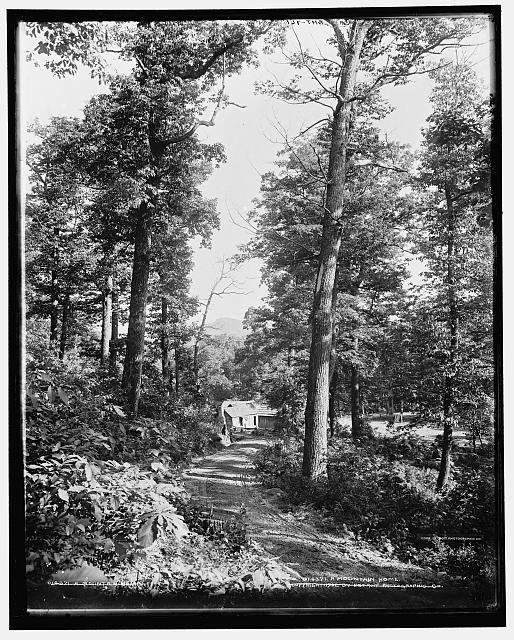 Mountain home,dwellings,roads,paths,Blue Ridge Mountains,North historic photo