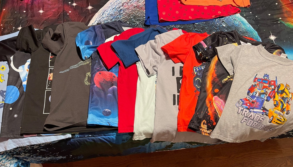 11 Piece Lot of Boys Tshirts Size 6/7