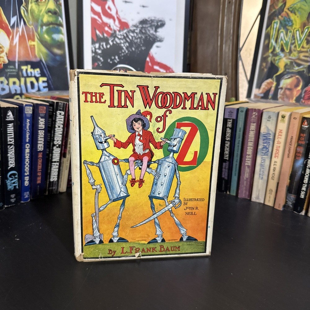The Tin Woodman of Oz L. Frank Baum John R Neill HC DJ 1918 Vintage
