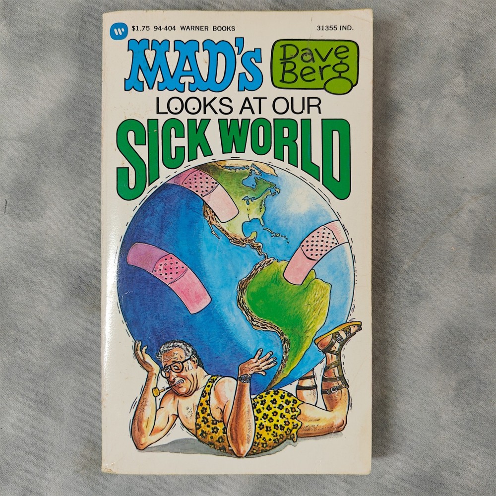 1978 MAD's Dave Berg Looks at Our Sick World #5 Warner PB Humor Satire 1st Print